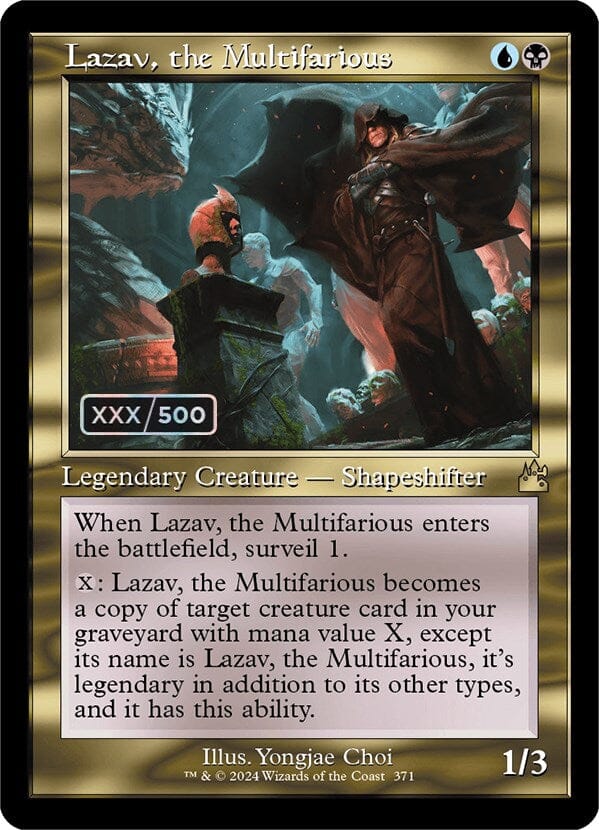Lazav, the Multifarious (Retro) (Serialized) [Ravnica Remastered] MTG Single Magic: The Gathering  | Multizone: Comics And Games
