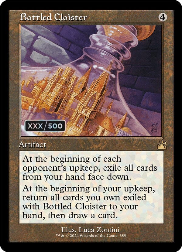 Bottled Cloister (Retro) (Serialized) [Ravnica Remastered] MTG Single Magic: The Gathering  | Multizone: Comics And Games