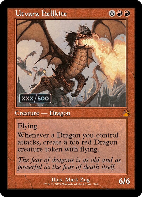 Utvara Hellkite (Retro) (Serialized) [Ravnica Remastered] MTG Single Magic: The Gathering  | Multizone: Comics And Games