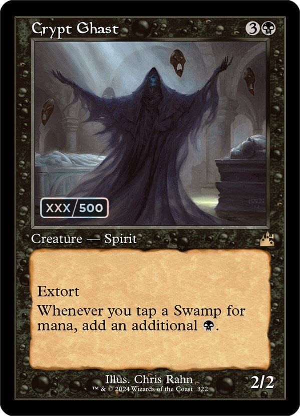 Crypt Ghast (Retro) (Serialized) [Ravnica Remastered] MTG Single Magic: The Gathering  | Multizone: Comics And Games