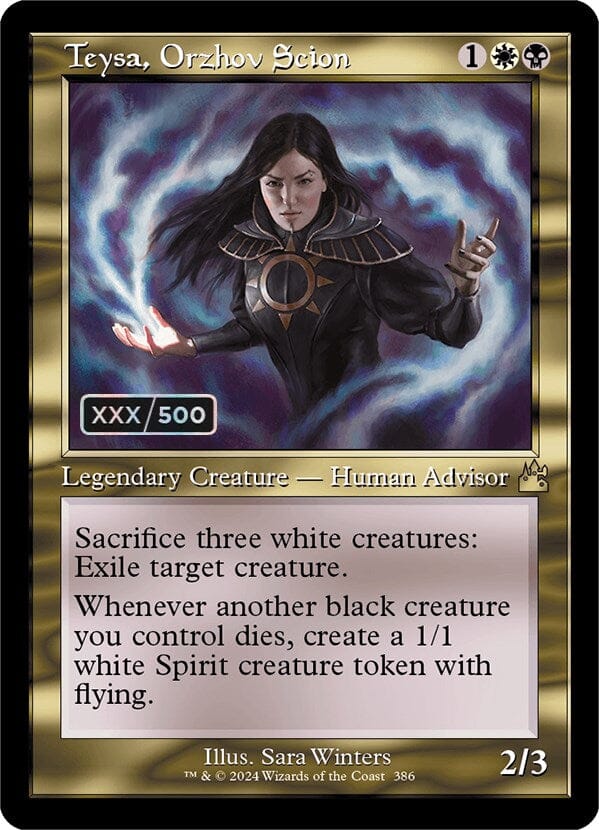 Teysa, Orzhov Scion (Retro) (Serialized) [Ravnica Remastered] MTG Single Magic: The Gathering  | Multizone: Comics And Games