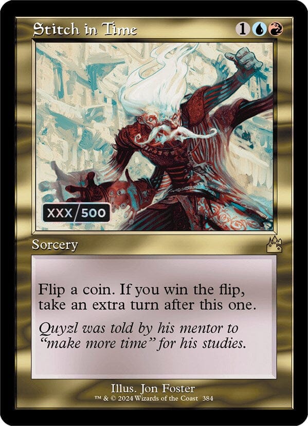 Stitch in Time (Retro) (Serialized) [Ravnica Remastered] MTG Single Magic: The Gathering  | Multizone: Comics And Games