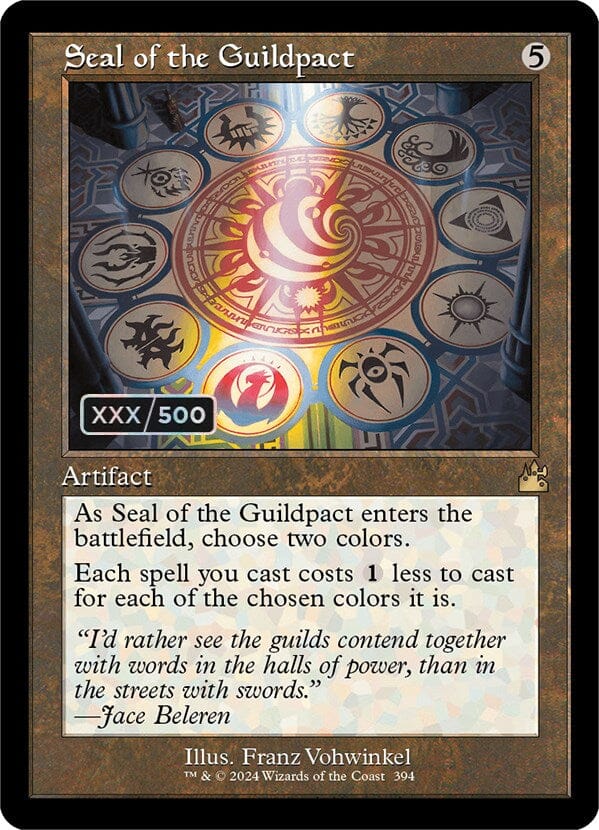 Seal of the Guildpact (Retro) (Serialized) [Ravnica Remastered] MTG Single Magic: The Gathering  | Multizone: Comics And Games