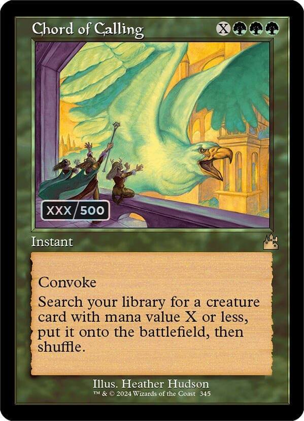 Chord of Calling (Retro) (Serialized) [Ravnica Remastered] MTG Single Magic: The Gathering  | Multizone: Comics And Games