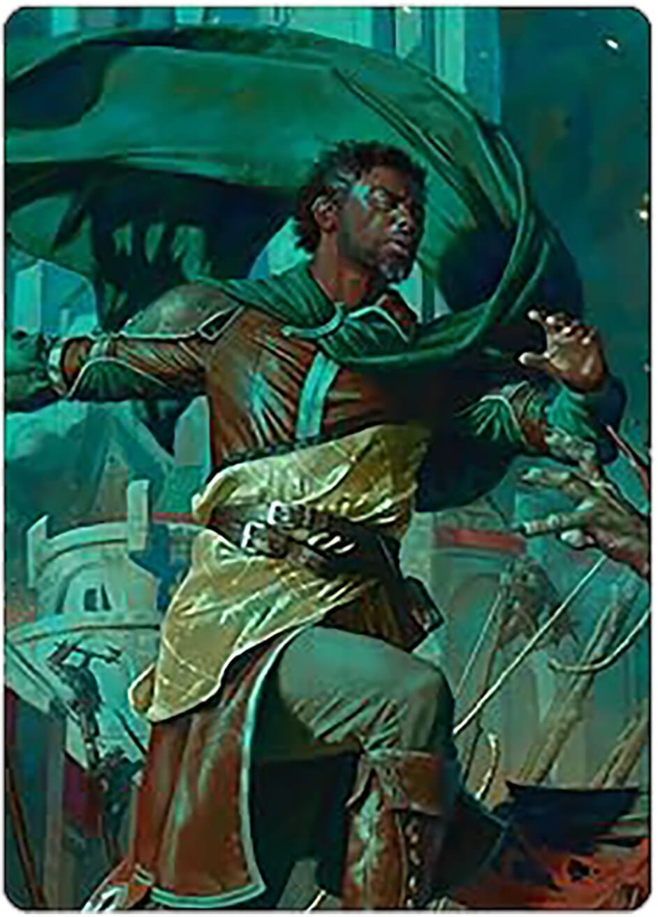 Aragorn, Hornburg Hero Art Card [The Lord of the Rings: Tales of Middle-earth Art Series] MTG Single Magic: The Gathering  | Multizone: Comics And Games