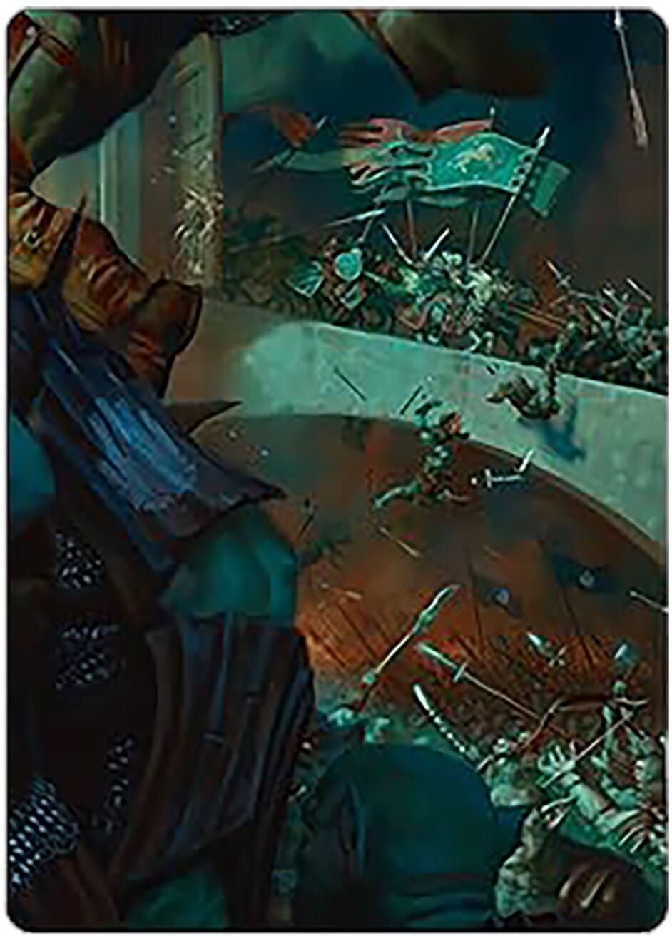 Rohirrim Chargers Art Card [The Lord of the Rings: Tales of Middle-earth Art Series] MTG Single Magic: The Gathering  | Multizone: Comics And Games