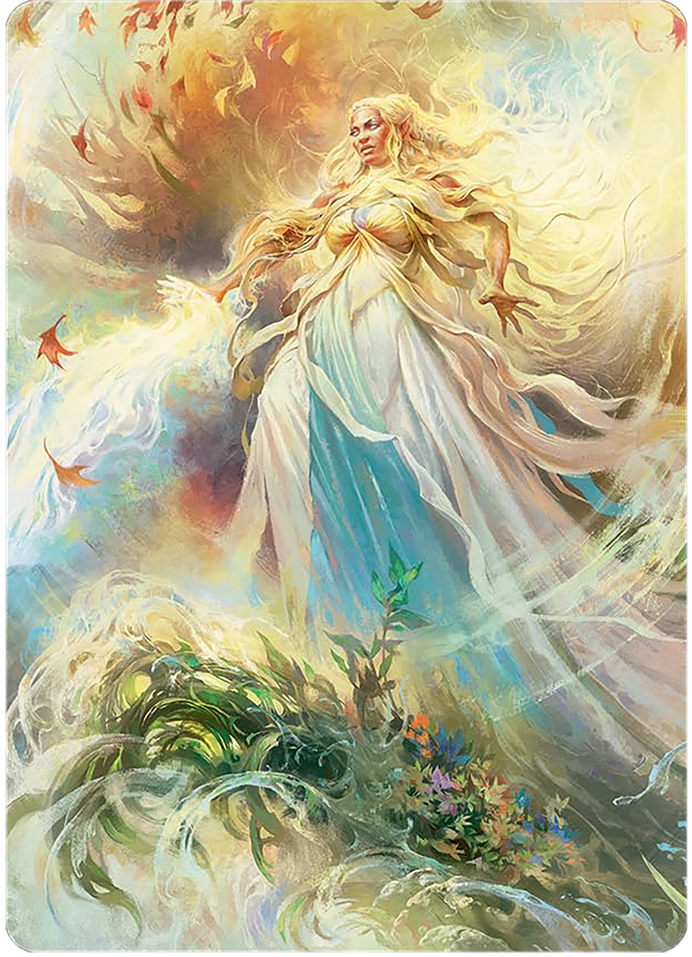 Galadriel, Light of Valinor Art Card [The Lord of the Rings: Tales of Middle-earth Art Series] MTG Single Magic: The Gathering  | Multizone: Comics And Games