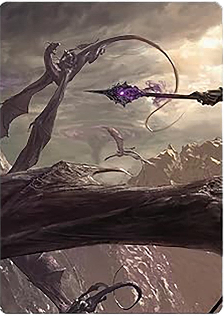 Nazgul Battle-Mace Art Card [The Lord of the Rings: Tales of Middle-earth Art Series] MTG Single Magic: The Gathering  | Multizone: Comics And Games