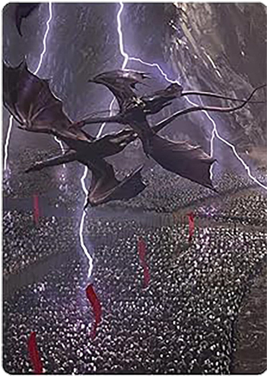 Mordor on the March Art Card [The Lord of the Rings: Tales of Middle-earth Art Series] MTG Single Magic: The Gathering  | Multizone: Comics And Games