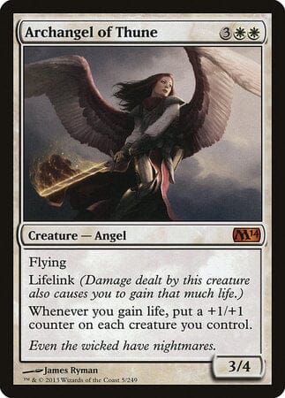 Archangel of Thune [Magic 2014] MTG Single Magic: The Gathering  | Multizone: Comics And Games