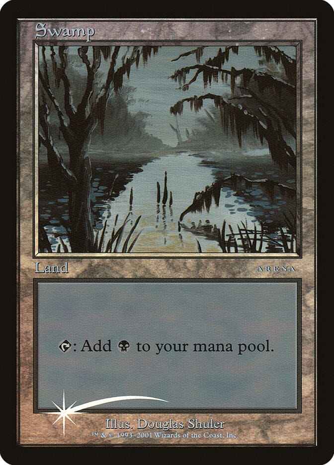Swamp (9) [Arena League 2001] MTG Single Magic: The Gathering  | Multizone: Comics And Games