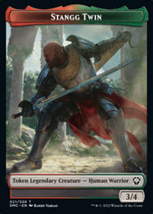 Bird (002) // Stangg Twin Double-sided Token [Dominaria United Tokens] MTG Single Magic: The Gathering  | Multizone: Comics And Games