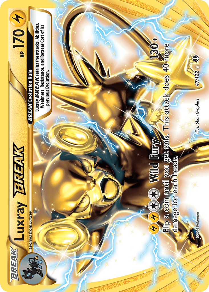 Luxray BREAK (47/122) [XY: BREAKpoint] Pokemon Single Pokémon  | Multizone: Comics And Games
