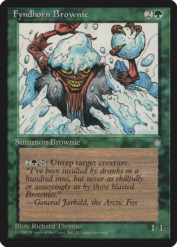 Fyndhorn Brownie [Ice Age] MTG Single Magic: The Gathering  | Multizone: Comics And Games
