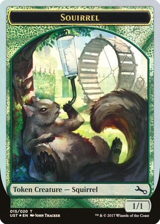 Squirrel Token [Unstable Tokens] MTG Single Magic: The Gathering  | Multizone: Comics And Games
