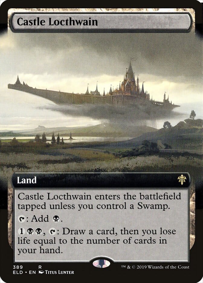 Castle Locthwain (Extended Art) [Throne of Eldraine] MTG Single Magic: The Gathering  | Multizone: Comics And Games