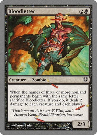 Bloodletter [Unhinged] MTG Single Magic: The Gathering  | Multizone: Comics And Games