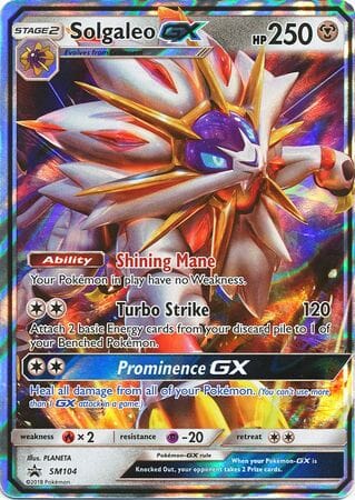 Solgaleo GX (SM104) (Jumbo Card) [Sun & Moon: Black Star Promos] Pokemon Single Pokémon  | Multizone: Comics And Games
