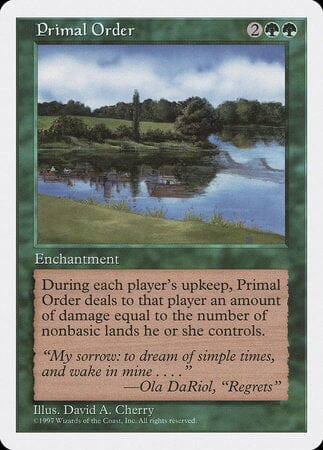 Primal Order [Fifth Edition] MTG Single Magic: The Gathering  | Multizone: Comics And Games
