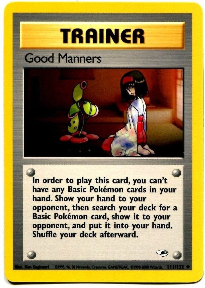 Good Manners (111/132) [Gym Heroes Unlimited] Pokemon Single Pokémon  | Multizone: Comics And Games