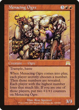 Menacing Ogre [Onslaught] MTG Single Magic: The Gathering  | Multizone: Comics And Games