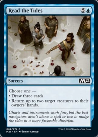 Read the Tides [Core Set 2021] MTG Single Magic: The Gathering  | Multizone: Comics And Games