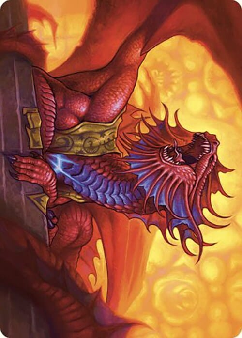 Niv-Mizzet, Guildpact Art Card (44/49) [Murders at Karlov Manor Art Series] MTG Single Magic: The Gathering  | Multizone: Comics And Games