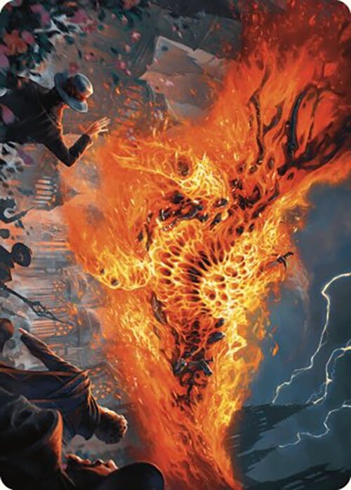 Havoc Eater Art Card [Murders at Karlov Manor Art Series] MTG Single Magic: The Gathering  | Multizone: Comics And Games