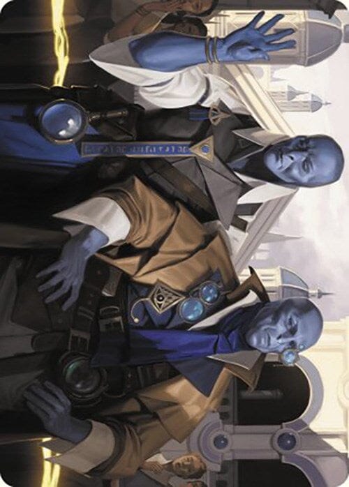 Hotshot Investigators Art Card [Murders at Karlov Manor Art Series] MTG Single Magic: The Gathering  | Multizone: Comics And Games