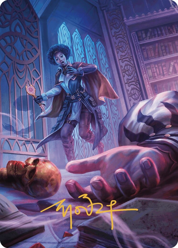 Deadly Complication Art Card (Gold-Stamped Signature) [Murders at Karlov Manor Art Series] MTG Single Magic: The Gathering  | Multizone: Comics And Games