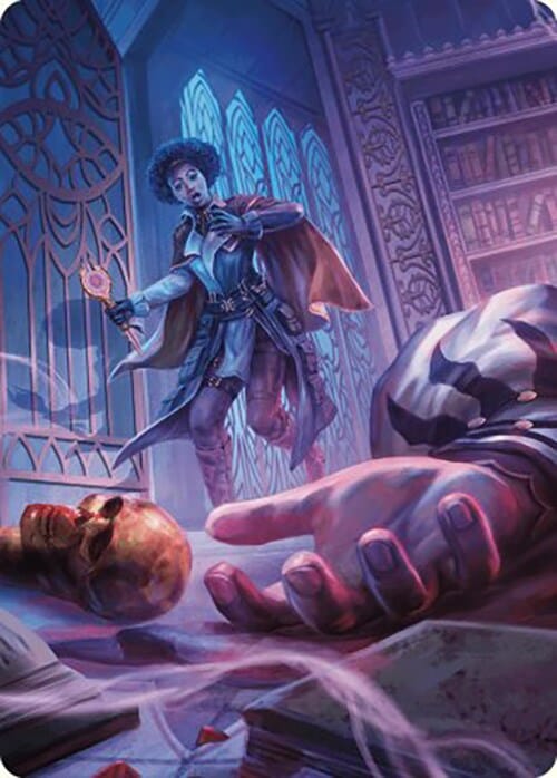 Deadly Complication Art Card [Murders at Karlov Manor Art Series] MTG Single Magic: The Gathering  | Multizone: Comics And Games