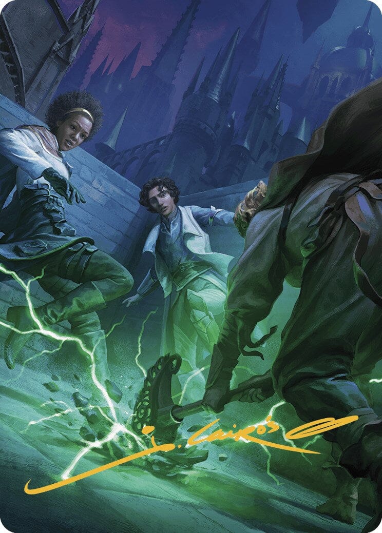 Fanatical Strength Art Card (Gold-Stamped Signature) [Murders at Karlov Manor Art Series] MTG Single Magic: The Gathering  | Multizone: Comics And Games