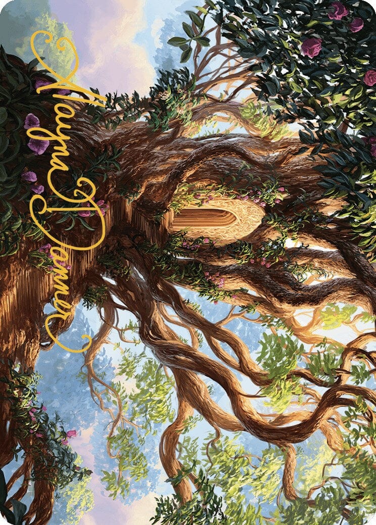 Branch of Vitu-Ghazi Art Card (Gold-Stamped Signature) [Murders at Karlov Manor Art Series] MTG Single Magic: The Gathering  | Multizone: Comics And Games