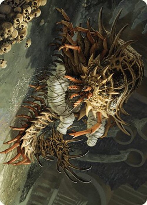 Rot Farm Mortipede Art Card [Murders at Karlov Manor Art Series] MTG Single Magic: The Gathering  | Multizone: Comics And Games