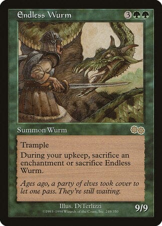 Endless Wurm [Urza's Saga] MTG Single Magic: The Gathering  | Multizone: Comics And Games