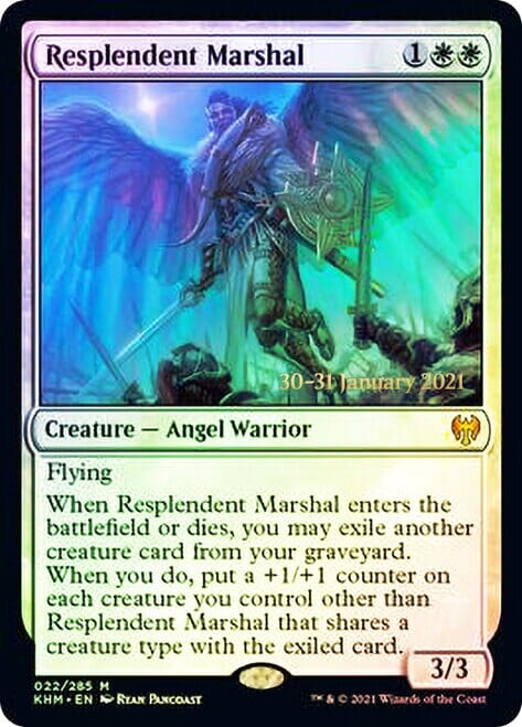 Resplendent Marshal [Kaldheim Prerelease Promos] MTG Single Magic: The Gathering  | Multizone: Comics And Games