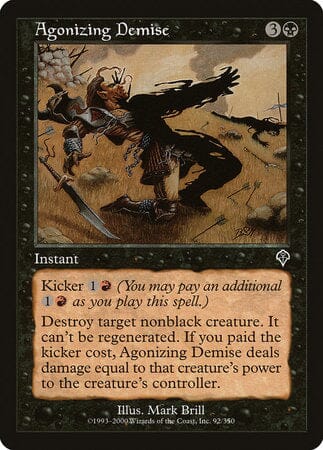 Agonizing Demise [Invasion] MTG Single Magic: The Gathering  | Multizone: Comics And Games