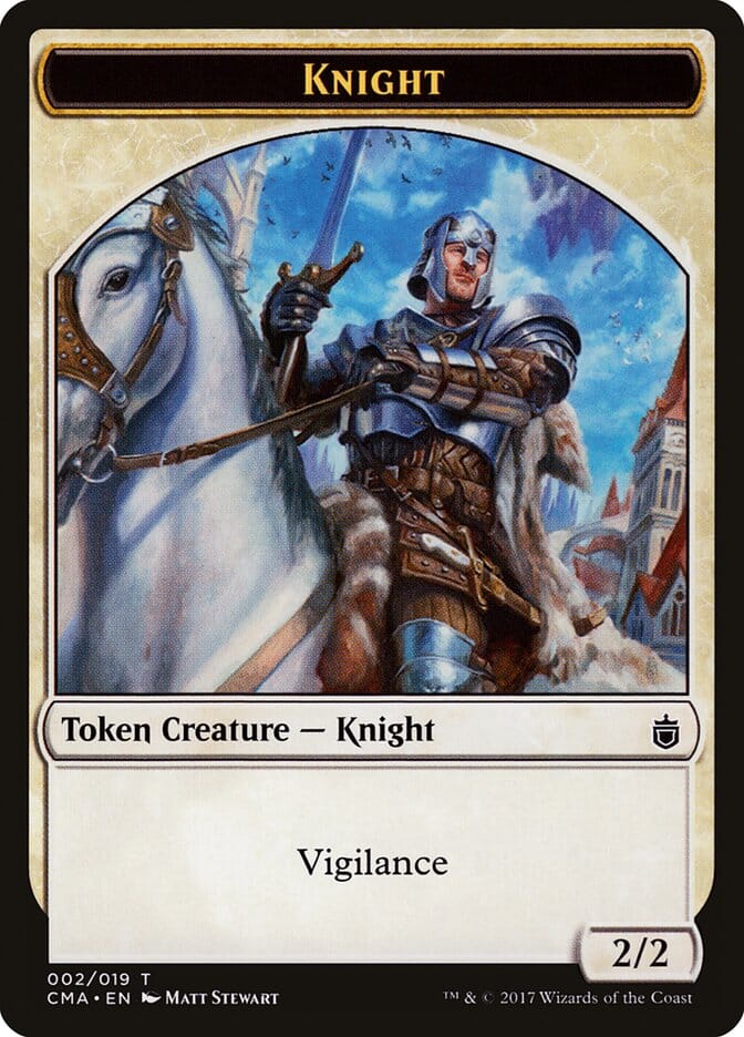 Knight [Commander Anthology Tokens] MTG Single Magic: The Gathering  | Multizone: Comics And Games