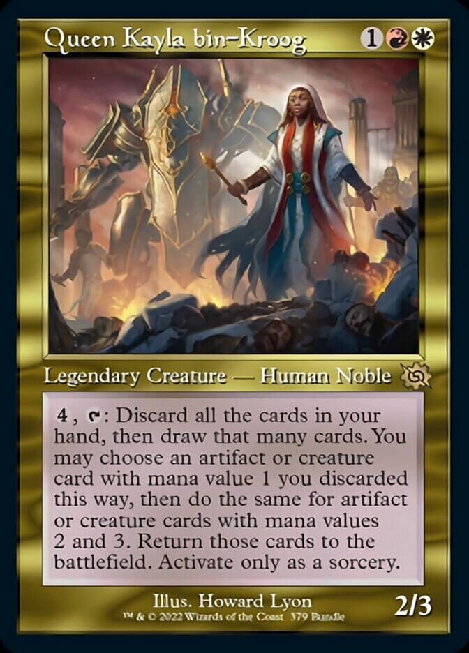 Queen Kayla bin-Kroog (Retro) (Bundle) [The Brothers' War] MTG Single Magic: The Gathering  | Multizone: Comics And Games