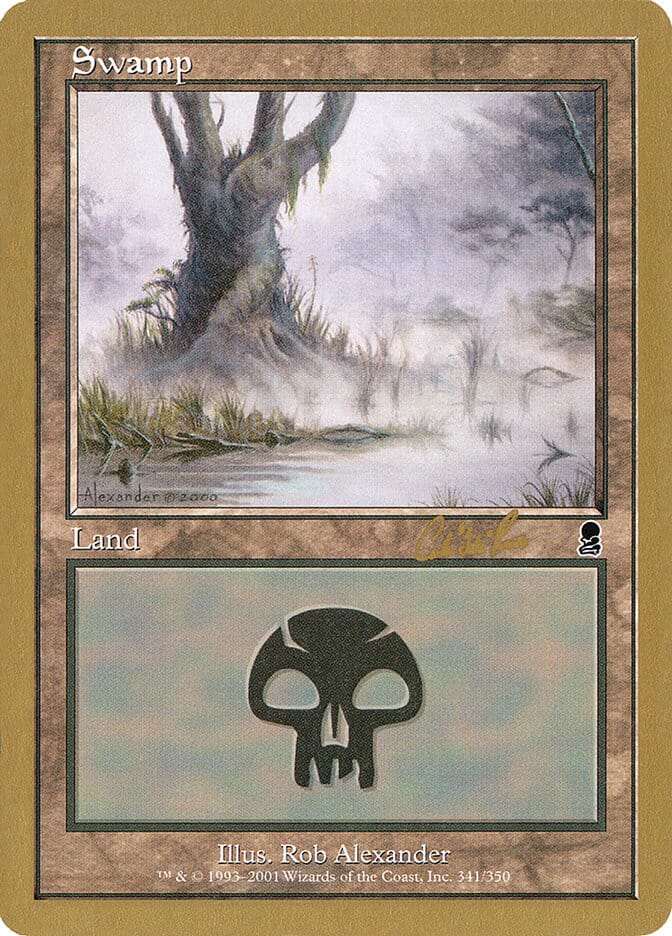 Swamp (cr341) (Carlos Romao) [World Championship Decks 2002] MTG Single Magic: The Gathering  | Multizone: Comics And Games