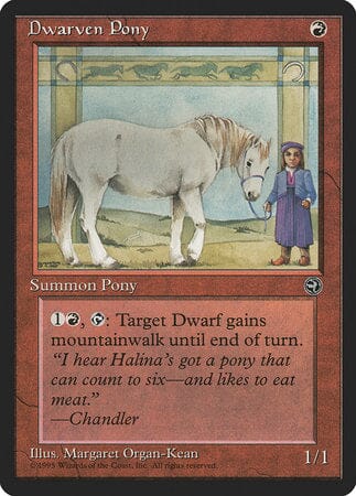 Dwarven Pony [Homelands] MTG Single Magic: The Gathering  | Multizone: Comics And Games