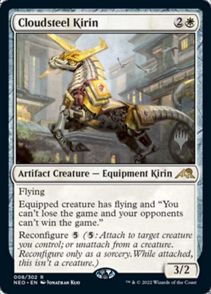 Cloudsteel Kirin (Promo Pack) [Kamigawa: Neon Dynasty Promos] MTG Single Magic: The Gathering  | Multizone: Comics And Games