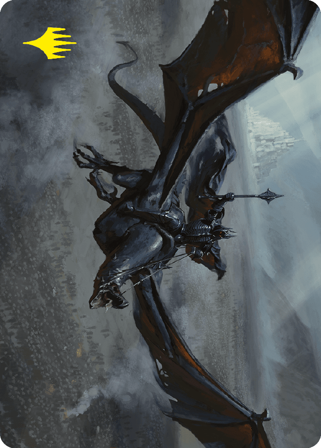 Lord of the Nazgul Art Card (Gold-Stamped Signature) [The Lord of the Rings: Tales of Middle-earth Art Series] MTG Single Magic: The Gathering  | Multizone: Comics And Games