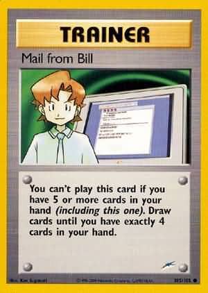 Mail from Bill (105/105) [Neo Destiny Unlimited] Pokemon Single Pokémon  | Multizone: Comics And Games