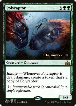 Polyraptor [Rivals of Ixalan Promos] MTG Single Magic: The Gathering  | Multizone: Comics And Games