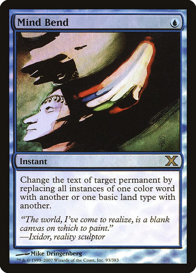 Mind Bend (Premium Foil) [Tenth Edition] MTG Single Magic: The Gathering  | Multizone: Comics And Games