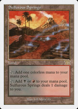 Sulfurous Springs [Classic Sixth Edition] MTG Single Magic: The Gathering  | Multizone: Comics And Games