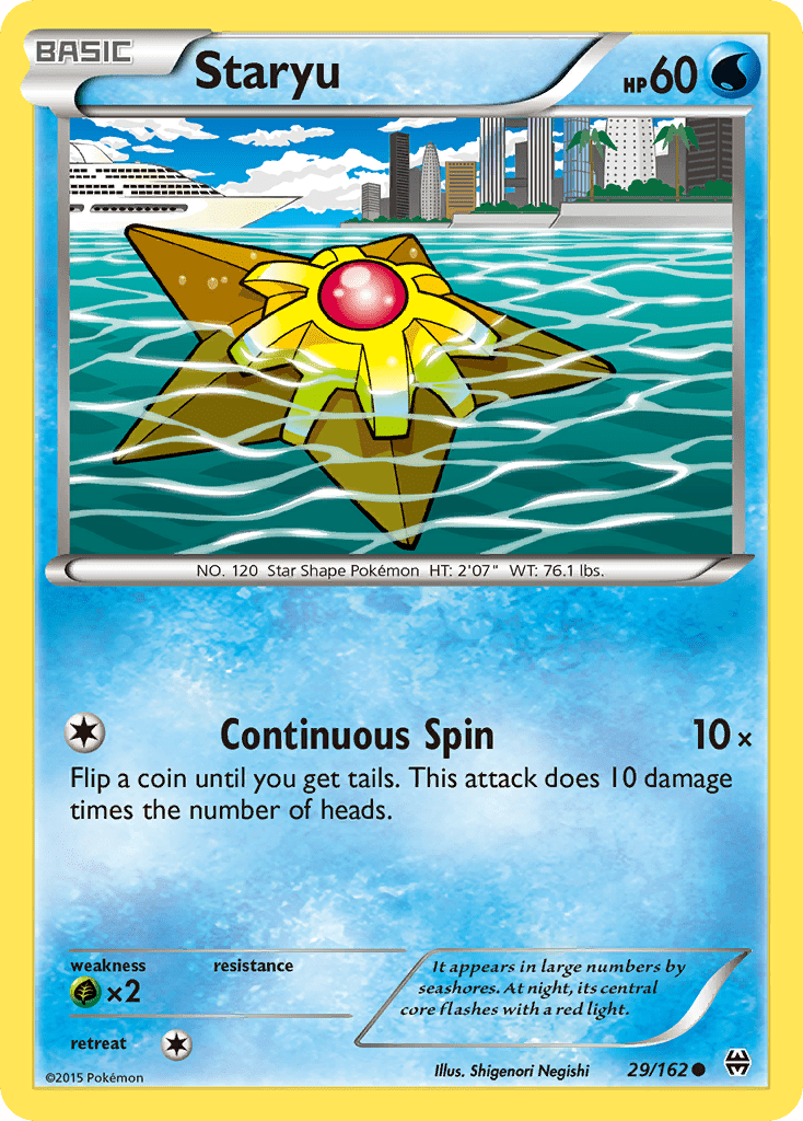 Staryu (29/162) [XY: BREAKthrough] Pokemon Single Pokémon  | Multizone: Comics And Games