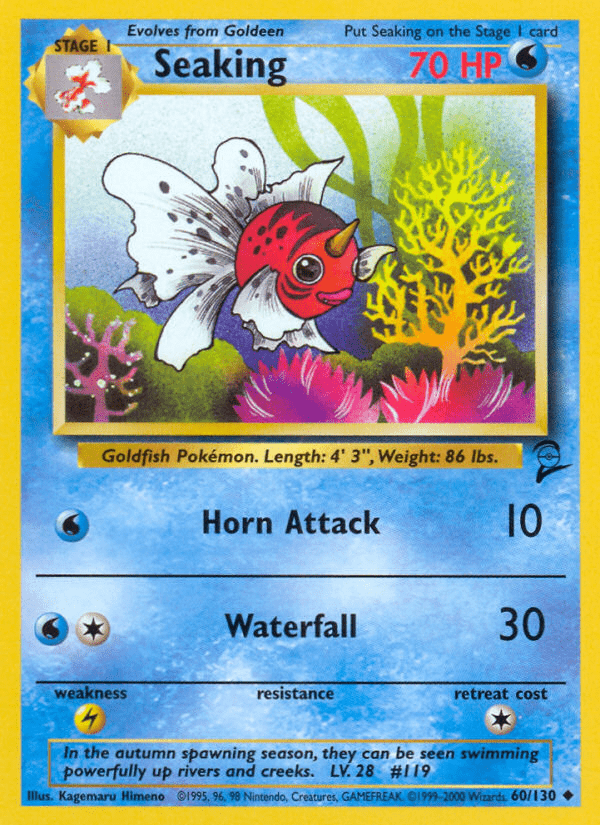 Seaking (60/130) [Base Set 2] Pokemon Single Pokémon  | Multizone: Comics And Games