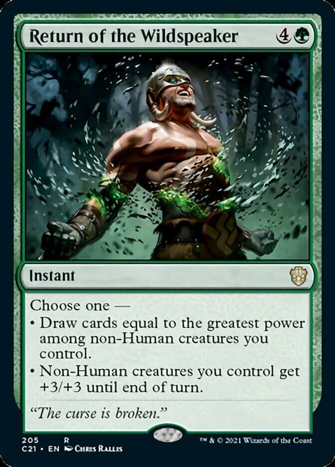 Return of the Wildspeaker [Commander 2021] MTG Single Magic: The Gathering  | Multizone: Comics And Games